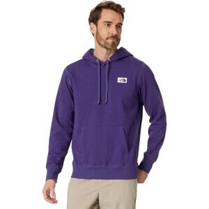 NWT The North Face Men Heritage Patch Pullover Hoodie Cave Blue-Size SM